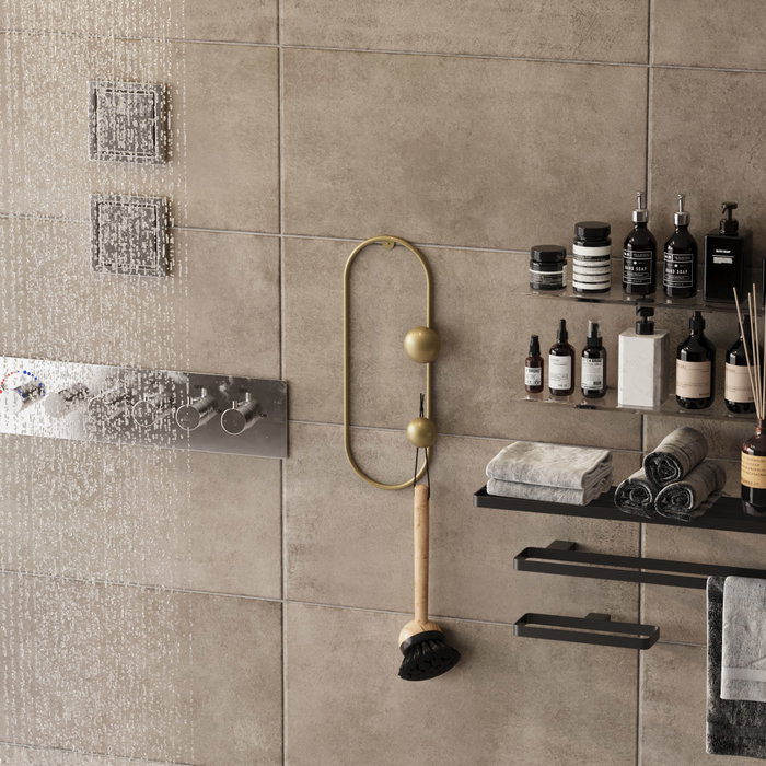 Wallity Cricket-A Gancho de Pared Metálico Dorado